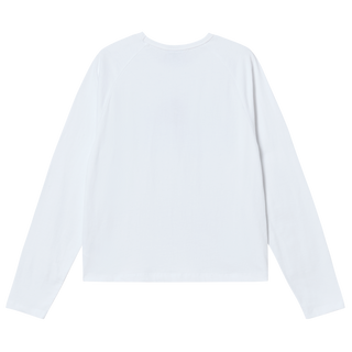 WOMAN PRINCESS FONT LONG SLEEVE T-SHIRT WHITE