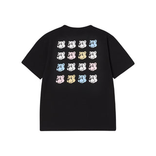 AC BEAR FACE SHORT SLEEVE T-SHIRT BLACK