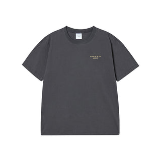 AC BEAR FACE SHORT SLEEVE T-SHIRT CHARCOAL