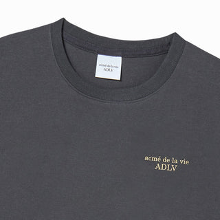 AC BEAR FACE SHORT SLEEVE T-SHIRT CHARCOAL