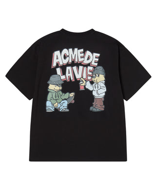 AC BEAR GRAFFITI SHORT SLEEVE T-SHIRT BLACK