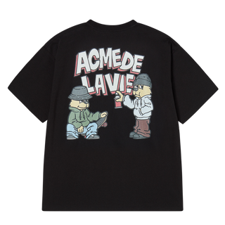 AC BEAR GRAFFITI SHORT SLEEVE T-SHIRT BLACK