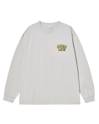 AC BEAR GRAFFITI SHORT SLEEVE T-SHIRT LIGHT GRAY