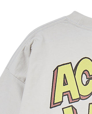 AC BEAR GRAFFITI SHORT SLEEVE T-SHIRT LIGHT GRAY
