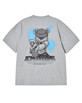 AC BEAR PAINT SHORT SLEEVE T-SHIRT MELANGE
