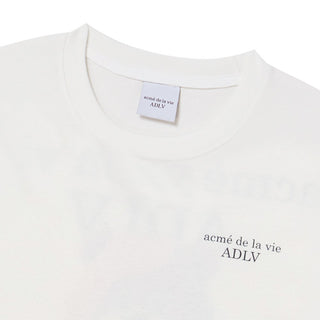 AC BEAR BASIC LOGO SHORT SLEEVE T-SHIRT CREAM