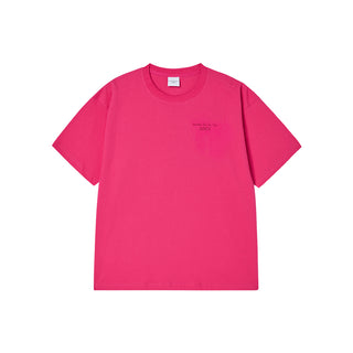 AC BEAR BASIC LOGO SHORT SLEEVE T-SHIRT HOT PINK