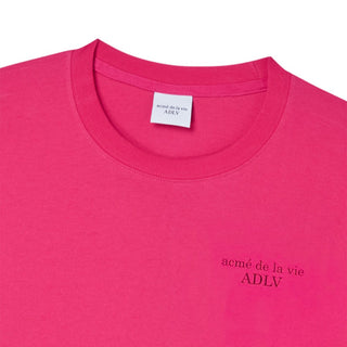 AC BEAR BASIC LOGO SHORT SLEEVE T-SHIRT HOT PINK