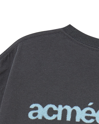 AC BEAR STATUE OF LIBERTY SHORT SLEEVE T-SHIRT CHARCOAL