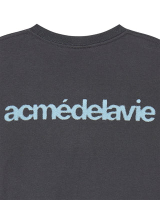 AC BEAR STATUE OF LIBERTY SHORT SLEEVE T-SHIRT CHARCOAL