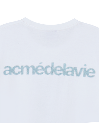 AC BEAR STATUE OF LIBERTY SHORT SLEEVE T-SHIRT WHITE