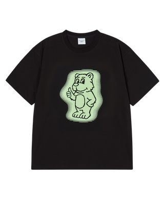 AC BEAR NEON SHORT SLEEVE T-SHIRT BLACK
