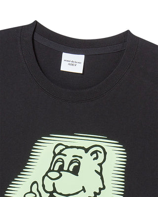 AC BEAR NEON SHORT SLEEVE T-SHIRT BLACK