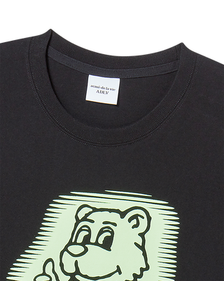 AC BEAR NEON SHORT SLEEVE T-SHIRT BLACK
