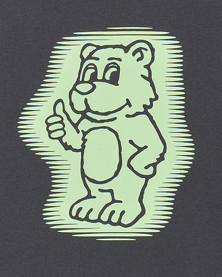 AC BEAR NEON SHORT SLEEVE T-SHIRT CHARCOAL