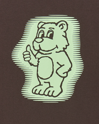 AC BEAR NEON SHORT SLEEVE T-SHIRT DARK BROWN