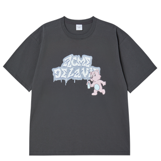 AC BEAR SPRAY SHORT SLEEVE T-SHIRT CHARCOAL