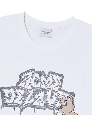 AC BEAR SPRAY SHORT SLEEVE T-SHIRT WHITE