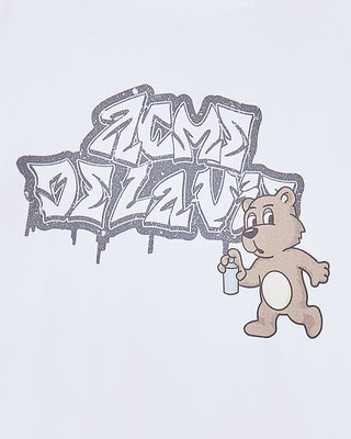 AC BEAR SPRAY SHORT SLEEVE T-SHIRT WHITE