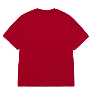 AC BEAR FRIEND X-MAS SHORT SLEEVE T-SHIRT DARK RED