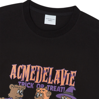 AC BEAR FRIEND HALLOWEEN SHORT SLEEVE T-SHIRT BLACK