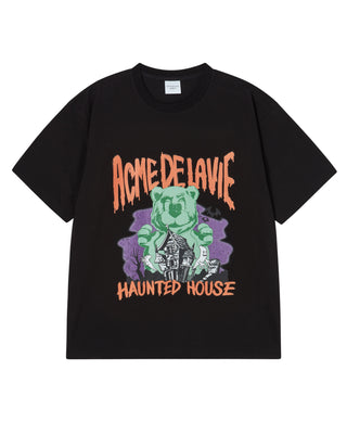 AC BEAR HALLOWEEN SHORT SLEEVE T-SHIRT BLACK