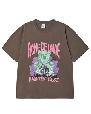 AC BEAR HALLOWEEN SHORT SLEEVE T-SHIRT COCOA