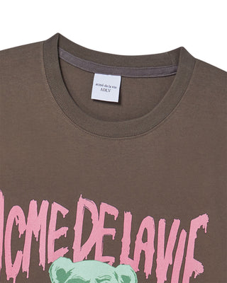 AC BEAR HALLOWEEN SHORT SLEEVE T-SHIRT COCOA