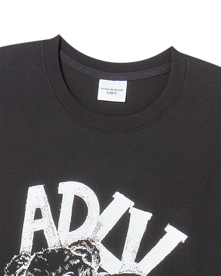 ADLV PIGGYBACK SHORT SLEEVE T-SHIRT BLACK