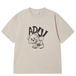 ADLV PIGGYBACK SHORT SLEEVE T-SHIRT ESSENTIAL BEIGE