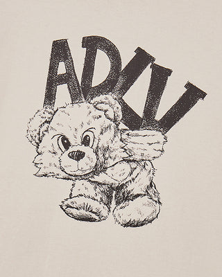 ADLV PIGGYBACK SHORT SLEEVE T-SHIRT ESSENTIAL BEIGE