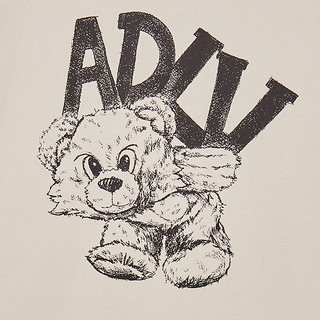 ADLV PIGGYBACK SHORT SLEEVE T-SHIRT ESSENTIAL BEIGE
