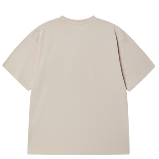 ADLV PIGGYBACK SHORT SLEEVE T-SHIRT ESSENTIAL BEIGE