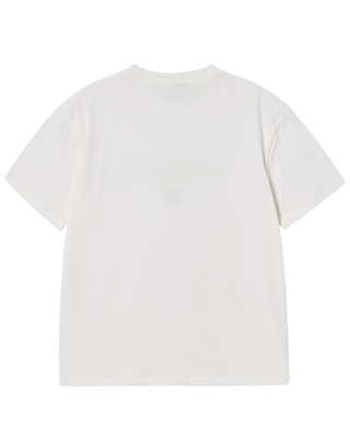 AC POINT STANDARD SHORT SLEEVE T-SHIRT CREAM