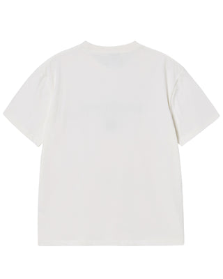 AC POINT STANDARD SHORT SLEEVE T-SHIRT CREAM