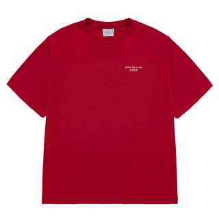 AC BEAR TREE SHORT SLEEVE T-SHIRT DARK RED