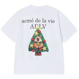 AC BEAR TREE SHORT SLEEVE T-SHIRT WHITE