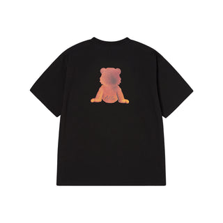 AC TEDDY BEAR SHORT SLEEVE T-SHIRT BLACK