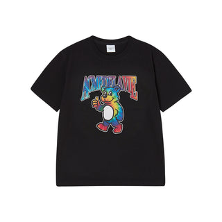COLOR MIX AC BEAR SHORT SLEEVE T-SHIRT BLACK