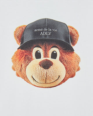 3D AC BEAR FACE SHORT SLEEVE T-SHIRT CREAM