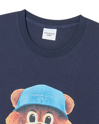 3D AC BEAR FACE SHORT SLEEVE T-SHIRT DARK NAVY