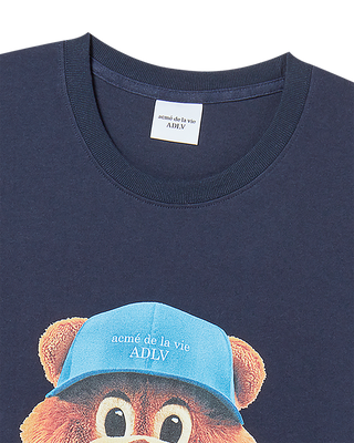 3D AC BEAR FACE SHORT SLEEVE T-SHIRT DARK NAVY