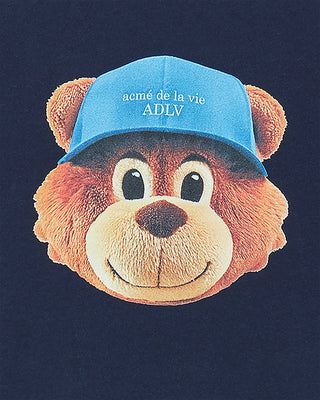 3D AC BEAR FACE SHORT SLEEVE T-SHIRT DARK NAVY