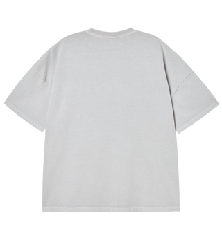 BASKET BALL PIGMENT SHORT SLEEVE T-SHIRT LIGHT GRAY