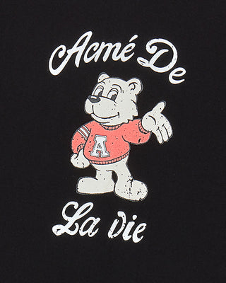 AC BEAR WELCOME SHORT SLEEVE T-SHIRT BLACK