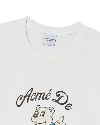 AC BEAR WELCOME SHORT SLEEVE T-SHIRT CREAM