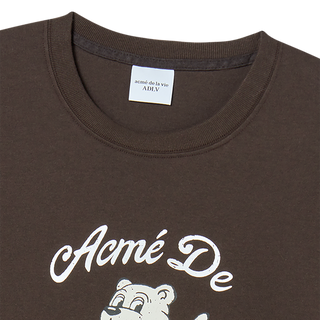 AC BEAR WELCOME SHORT SLEEVE T-SHIRT DARK BROWN