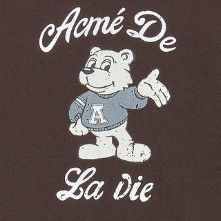 AC BEAR WELCOME SHORT SLEEVE T-SHIRT DARK BROWN
