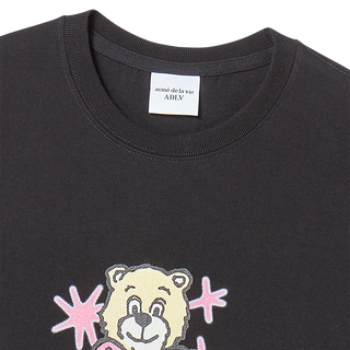 WOMAN AC BEAR HEART SHORT SLEEVE T-SHIRT BLACK