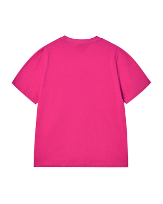 WOMAN AC BEAR HEART SHORT SLEEVE T-SHIRT HOT PINK